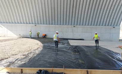 Bugyi szennyvíztisztító telep - ipari padló